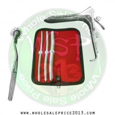  Hegar uterine dilator 3 pieces set, 7-8, 9-10, 15-16, grave large